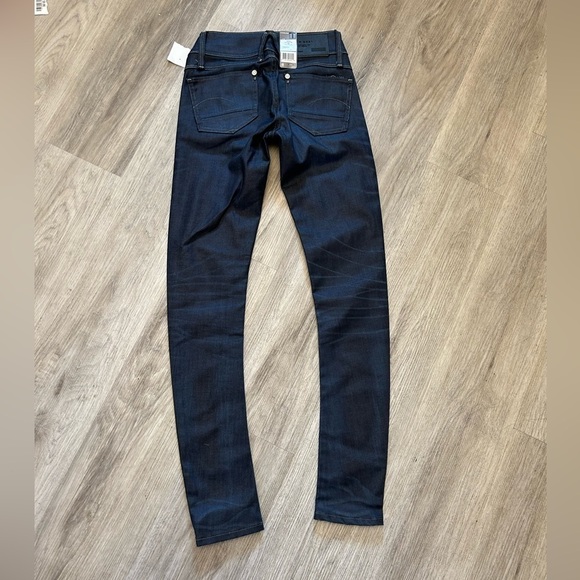 New with tags G-STAR RAW Lynn skinny jeans. 24X30 with 7” rise. Stretch - Picture 3 of 14